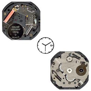 Mouvement de Montre PULSAR-HATTORI 10 1/2 - 3 Aiguilles/Dato