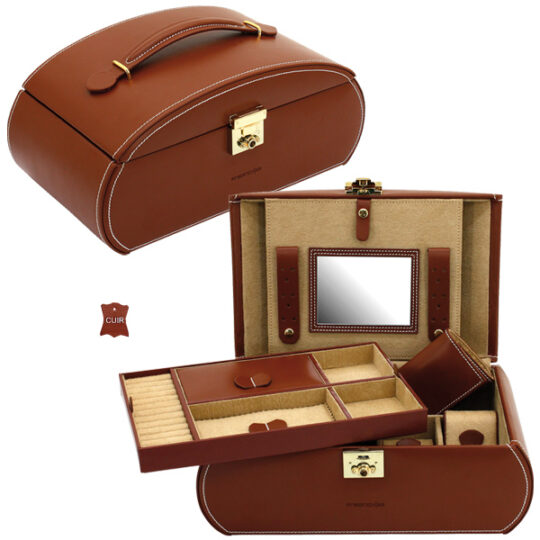 Coffret Bijoux cuir
