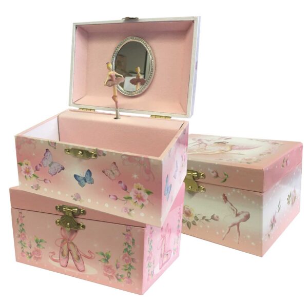 Lot de 3 Coffrets Bijoux Musicaux
