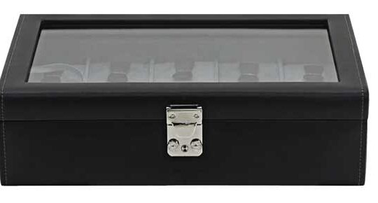 Coffret 10 montres Cuir