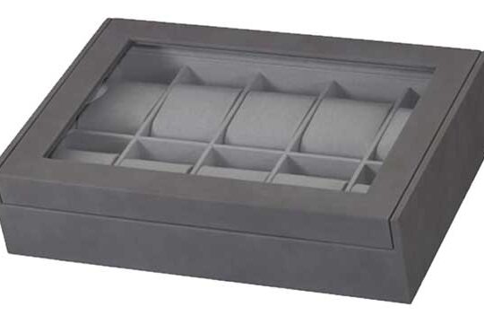 Coffret 10 montres Cuir