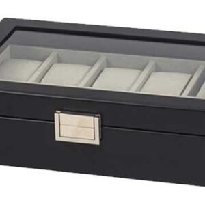 Coffret 10 montres bois