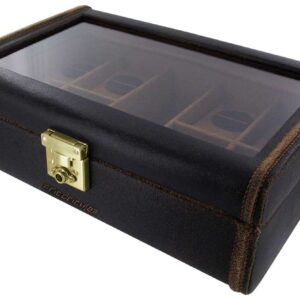 Coffret 8 Montres Cuir vieilli