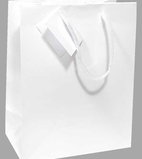 Sac Cadeau N°3 avec cordelette tressée assortie(100 minimum)