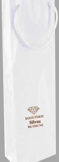 Sac Cadeau N°6 avec cordelette tressée assortie (100 minimum)
