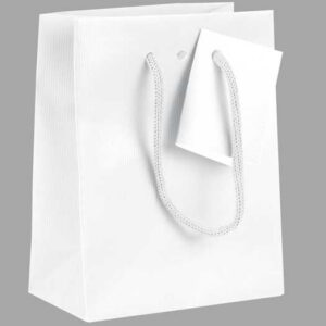 Sac Cadeau N°2 avec cordelette tressée assortie (100 minimum)
