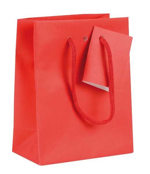 Sac Cadeau N°2 avec cordelette tressée assortie (100 minimum)