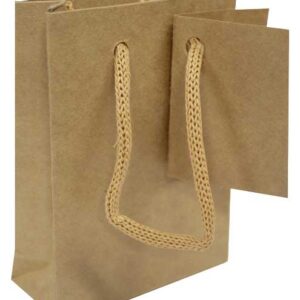 Sac Cadeau N°0 avec cordelette tressée assortie (100 minimum)