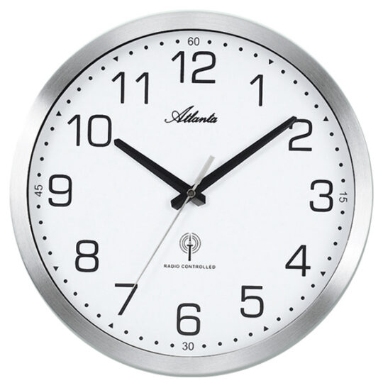 Pendule Quartz Radio-Controlée Ø30,5cm