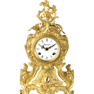 Pendule Laiton - Mouvement Mécanique 8 jours - ht. 40cm
