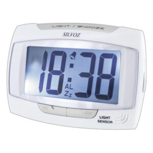Réveil Quartz Digits 12/24h H:30mm - Eclairage cadran Blue light