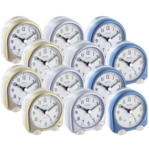 Lot de 12 Réveils Quartz