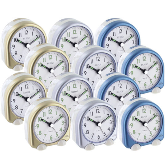 Lot de 12 Réveils Quartz