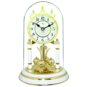 Pendule 400 jours Quartz balancier boules dorées - ht. 23cm