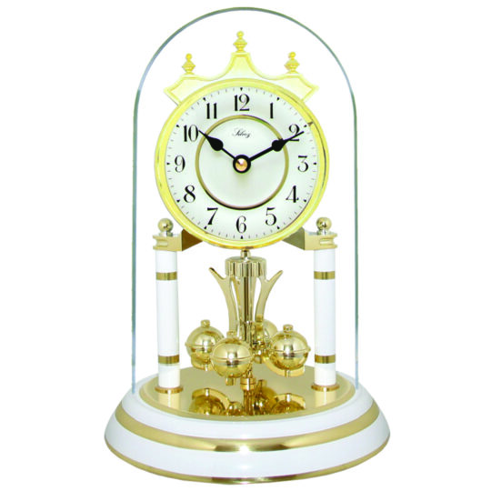 Pendule 400 jours Quartz balancier boules dorées - ht. 23cm