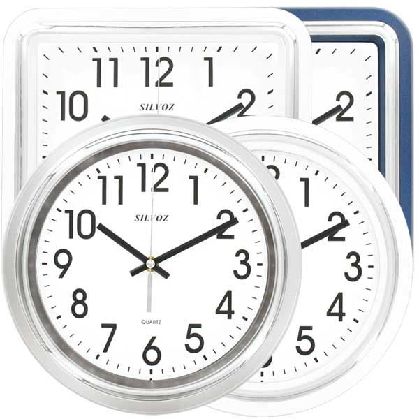 Lot de 4 Pendules Quartz