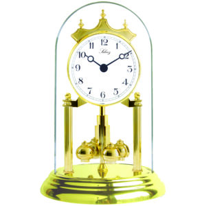 Pendule 400 jours Quartz balancier boules dorées - ht. 23cm