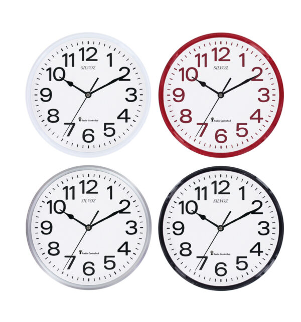 Lot de 4 pendules radio-contrôlées