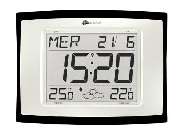 Pendule LCD Radio-Contrôlée
