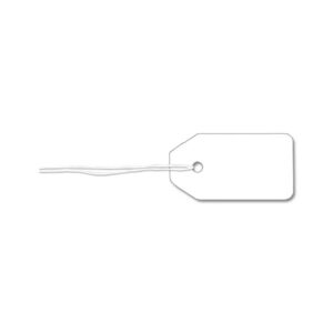 Botte de 1000 Etiquettes N°13 "Neutre" à Fil blanc - Plastique