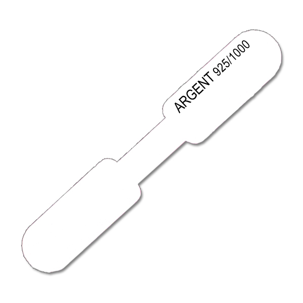 Paquet de 1000 Etiquettes Adhésives N°182 "Argent 925/1000" - Bristol
