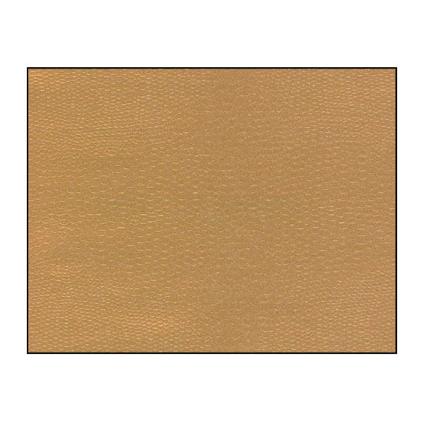 Papier Gauffré Lézard LG doré - 80 gr - Rouleau de 70cmx50m