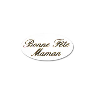 Dévidoir de 500 Etiquettes Adhésives "Bonne Fête Maman"