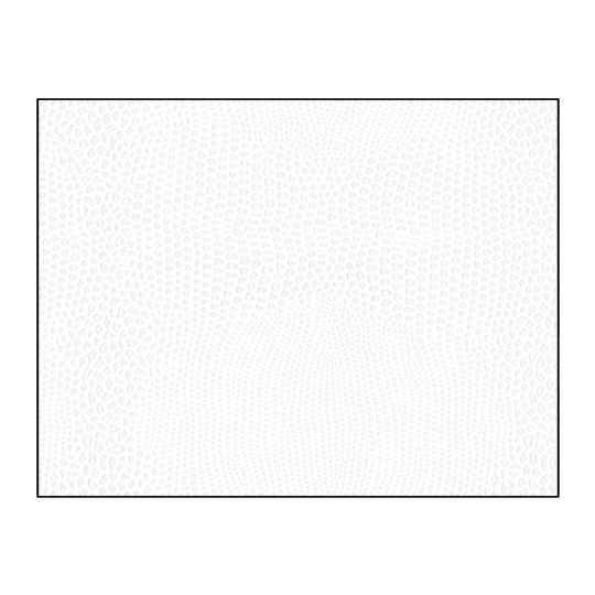Papier Gauffré Lézard LGD blanc - 80 gr - Rouleau de 70cmx50m