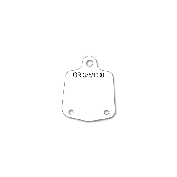 Paquet de 1000 Etiquettes ANTEA BO "Or 375/1000" - Plastique
