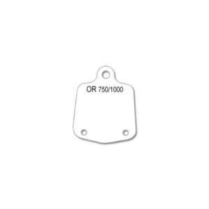 Paquet de 1000 Etiquettes ANTEA BO "Or 750/1000" - Plastique
