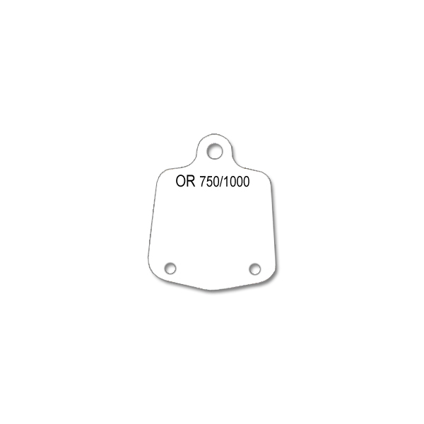 Paquet de 1000 Etiquettes ANTEA BO "Or 750/1000" - Plastique