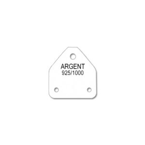 Carnet de 450 Etiquettes BETA pour BO "Argent 925/1000" - Plastique