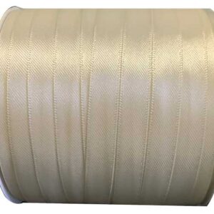 RUBAN SATIN PERSONNALISE BEIGE DORE 10MM