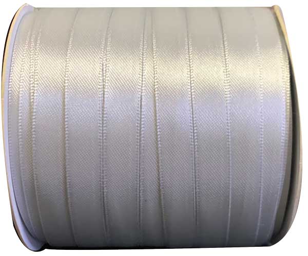 RUBAN SATIN PERSONNALISE GRIS 10MM