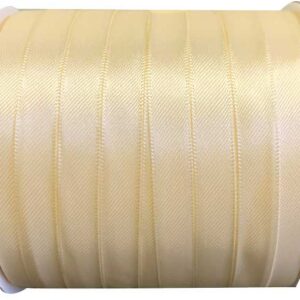 RUBAN SATIN PERSONNALISE IVOIRE 10MM