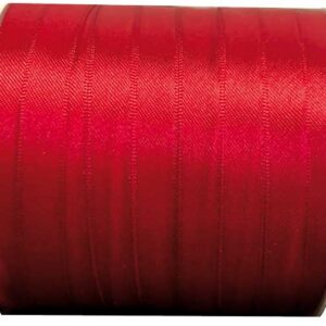RUBAN SATINPERSONNALISE ROUGE 10MM
