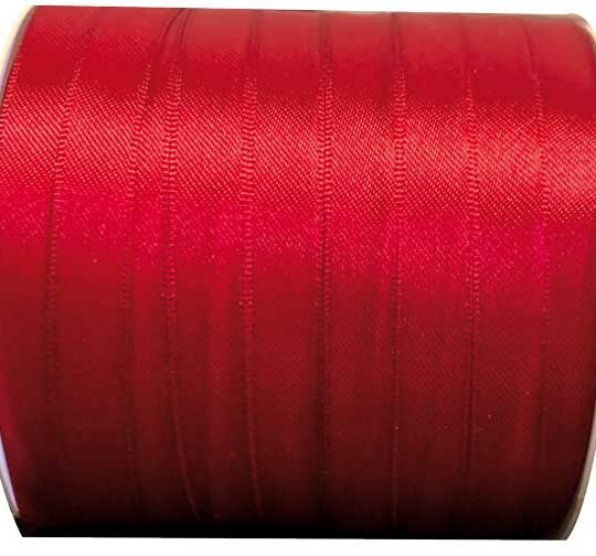RUBAN SATINPERSONNALISE ROUGE 10MM