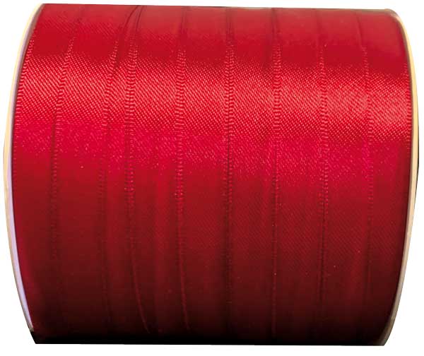 RUBAN SATINPERSONNALISE ROUGE 10MM