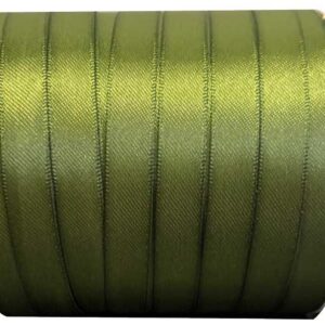 RUBAN SATIN PERSONNALISE VERT 10MM