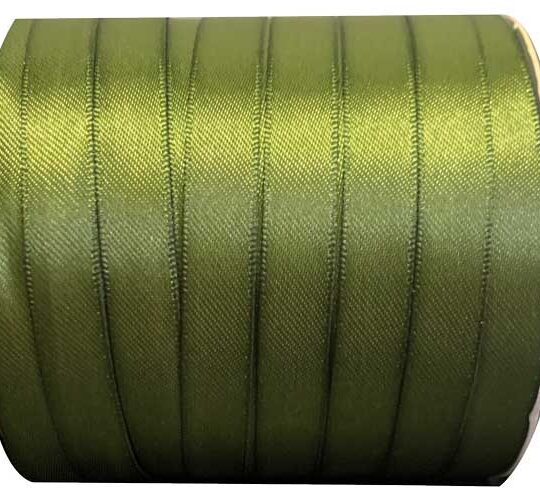 RUBAN SATIN PERSONNALISE VERT 10MM