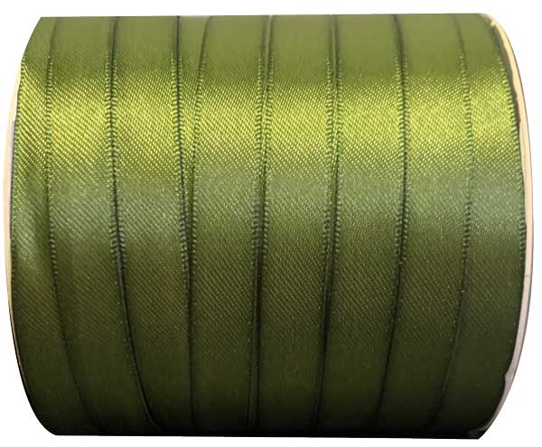RUBAN SATIN PERSONNALISE VERT 10MM