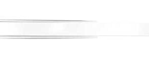 RUBAN SATIN PERSONNALISE BLANC 15MM