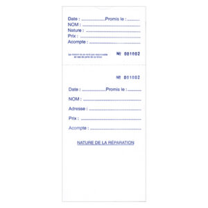 Emb. 1000 Sachets à Souche Standard - N°1 à 1000