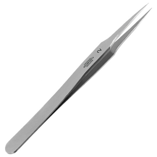 Brucelles N°2 Forte Fine en Acier Carbonne "DUMONT"