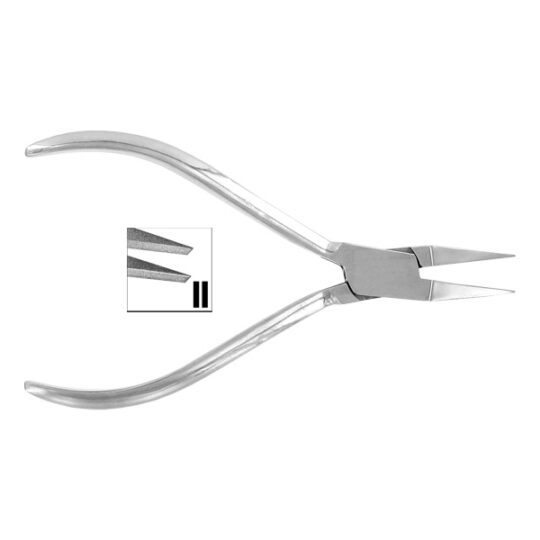 Pince Polie 13 cm - Becs plats lisses