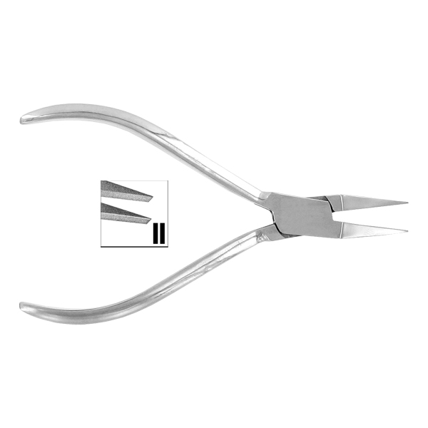 Pince Polie 13 cm - Becs plats lisses