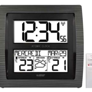 Pendule LCD Radio-contrôlée
