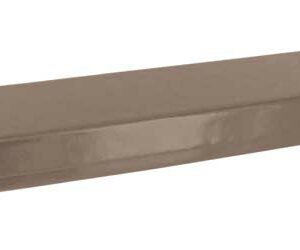 BRACELET 23X4,5 LAQUEE TAUPE MAT MOUSSE BLANCHE