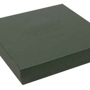 B.O.PEND.8,1X8,1 LAQUE VERT MAT MOUSSE BLANCHE