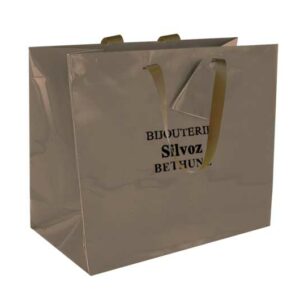 SAC CADEAU 160X140+80MM TAUPE (minimum 100)